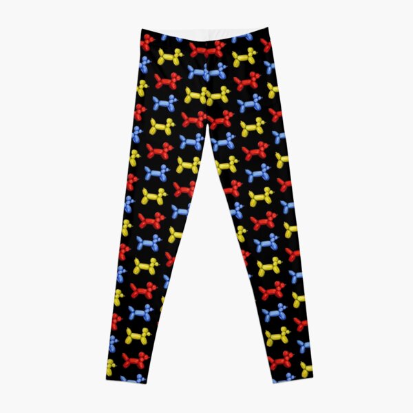 Blue Balloon Dogs - High-quality Handcrafted Vibrant Leggings