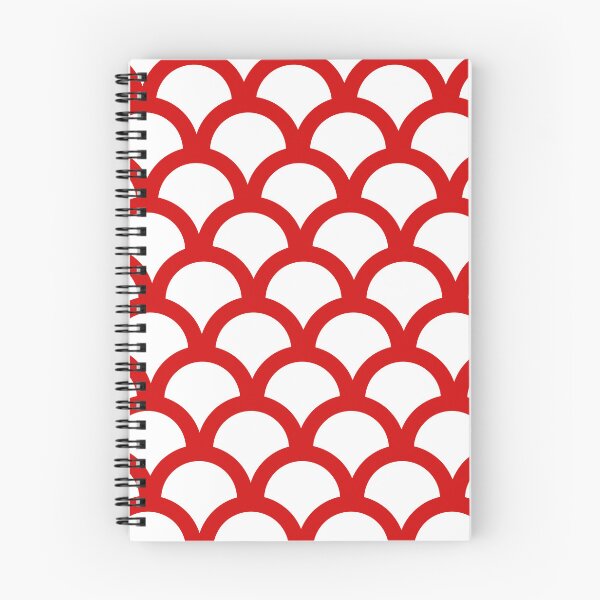 Item preview, Half Circle Red Pattern designed and sold by mylensflow.