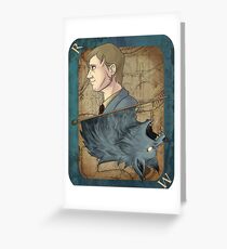 Remus Playing Card Greeting Card
