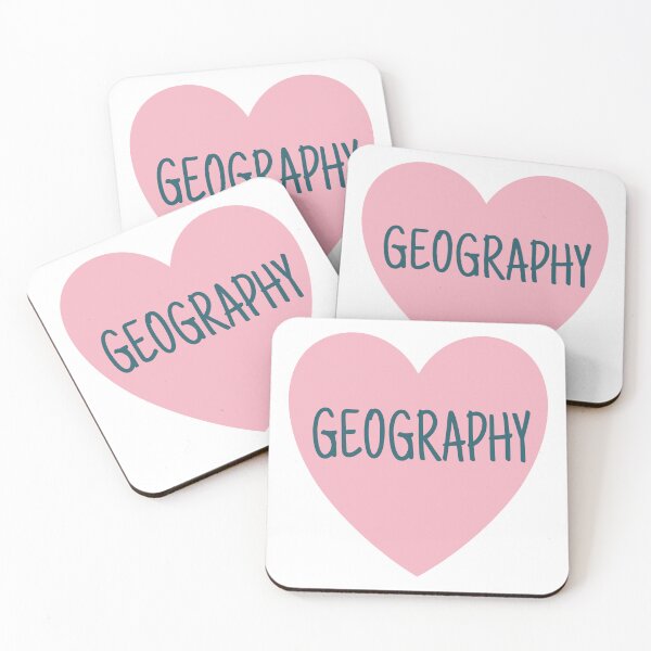 Item preview, Love Geography heart designed and sold by Think4Prints.