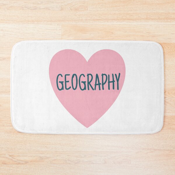 Item preview, Love Geography heart designed and sold by Think4Prints.