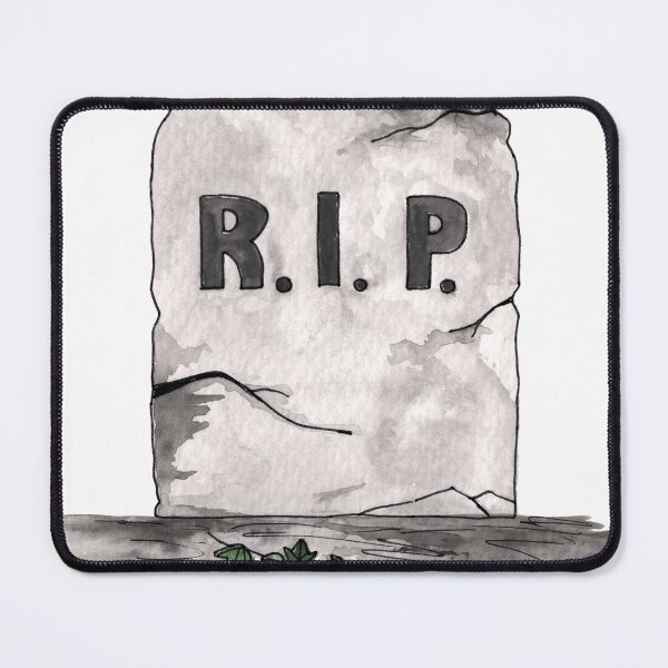 Item preview, Rest in Peace tombstone RIP designed and sold by wunderfamily.