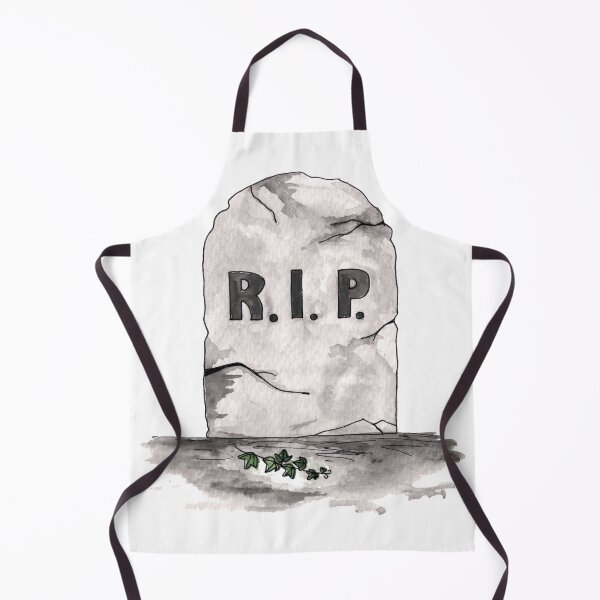 Item preview, Rest in Peace tombstone RIP designed and sold by wunderfamily.