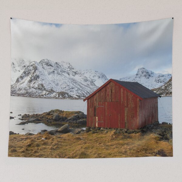 Item preview, The red shed designed and sold by Dominika Aniola.