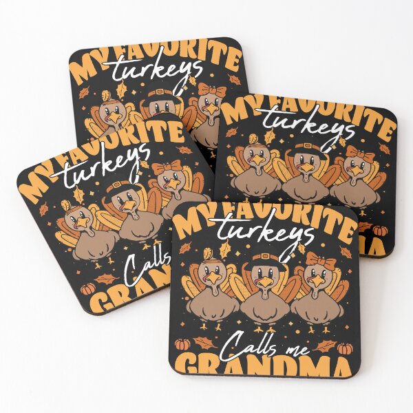 Item preview, my favorite turkeys calls me grandma family designed and sold by lichakou.