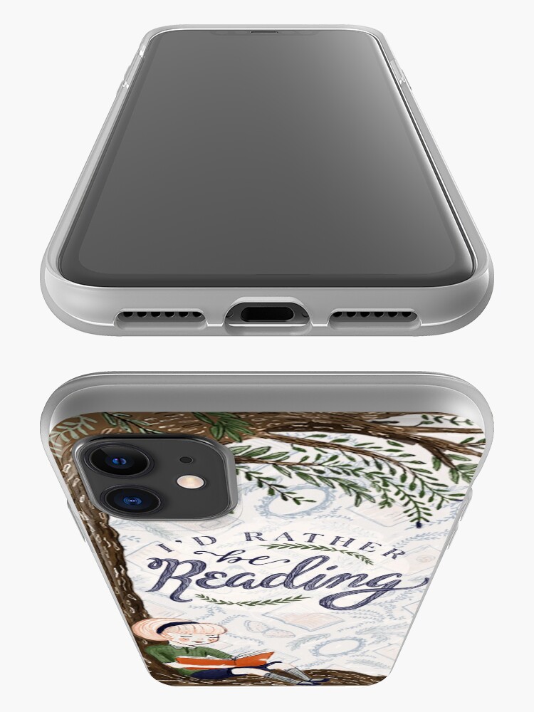 Alternate view of I'd Rather be Reading iPhone Case & Cover