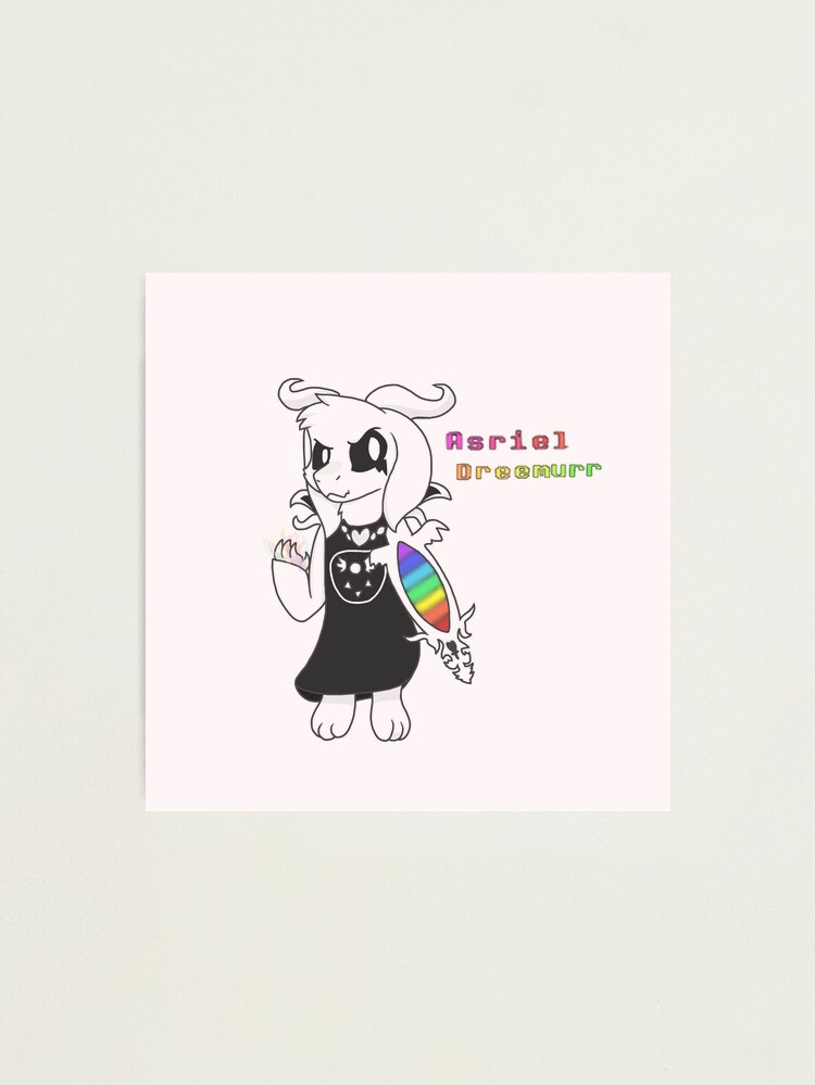 Asriel chaos buster | Photographic Print