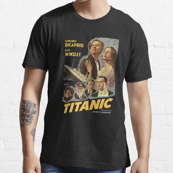 "Titanic Vintage Leonardo Dicaprio Movie" Tshirt for Sale by
