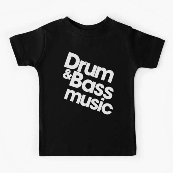 I Listen to Drum & Bass With My Mummy Boys Girls T-shirt Tees Baby Gifts 