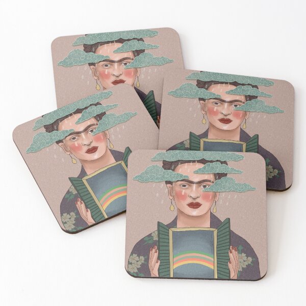 Item preview, Frida in the clouds designed and sold by LAIT NOIR.