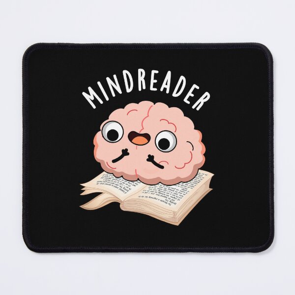 Item preview, Mind Reader Funny Brain Puns (Dark BG) designed and sold by punnybone.