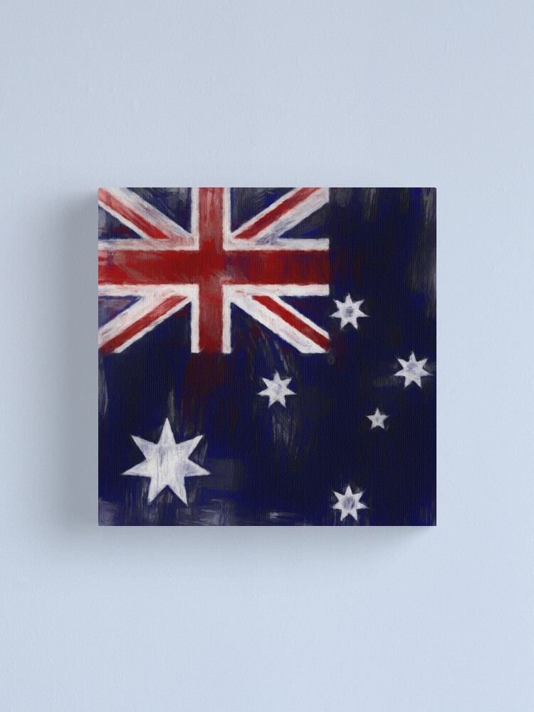 Alternate view of Australia Flag No. 1, Series 2 Canvas Print