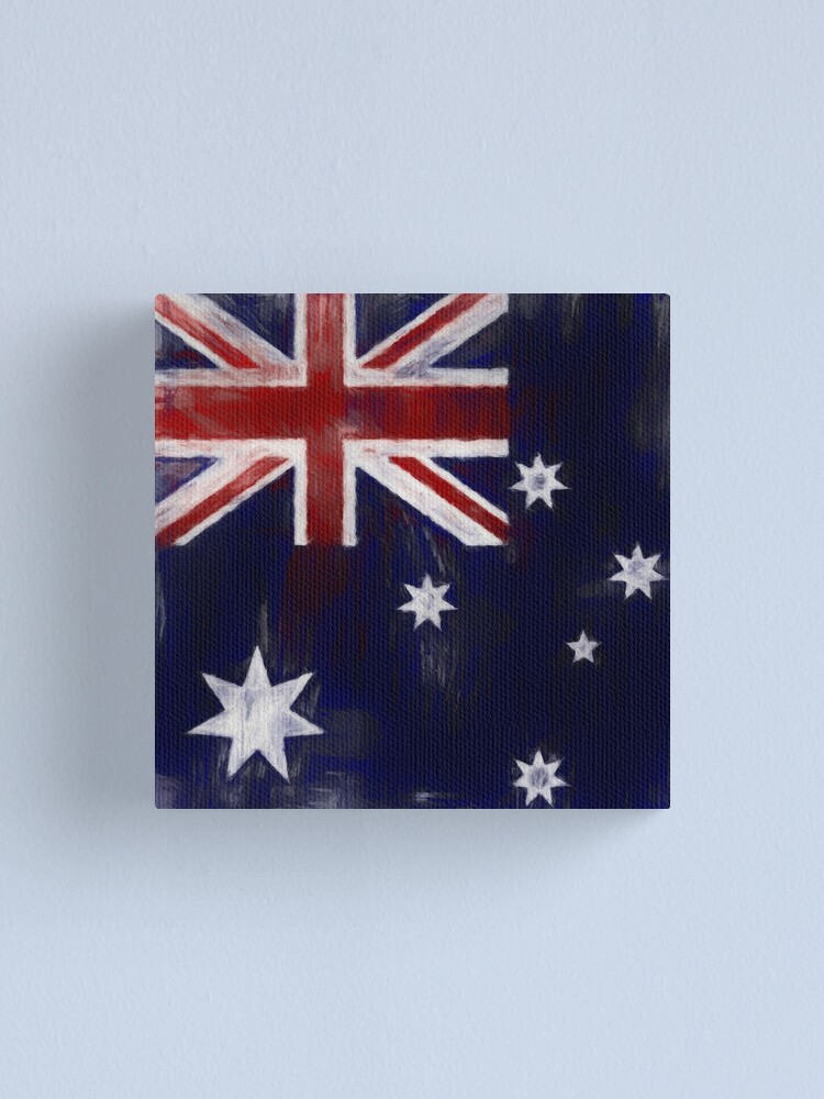 Alternate view of Australia Flag No. 1, Series 2 Canvas Print