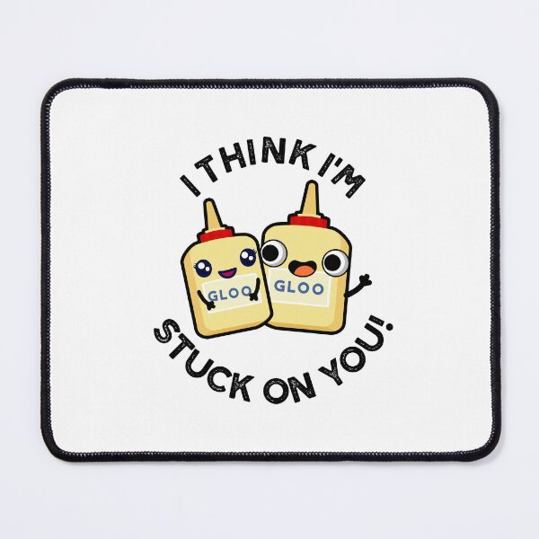 Item preview, I Think I'm Stuck On You Funny Glue Puns  designed and sold by punnybone.