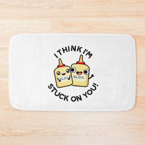 Item preview, I Think I'm Stuck On You Funny Glue Puns  designed and sold by punnybone.