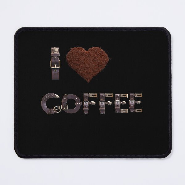 Item preview, I love coffee industrial leather letters designed and sold by R2Dsign.