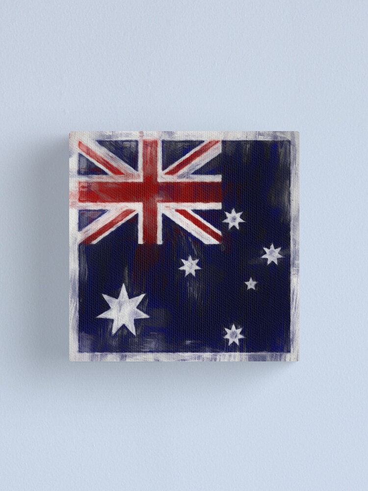 Alternate view of Australia Flag No. 2, Series 2 Canvas Print