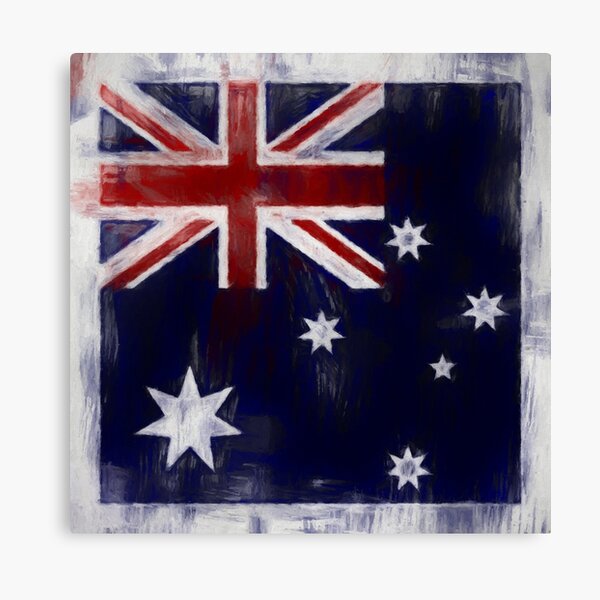 Australia Flag No. 2, Series 2 Canvas Print