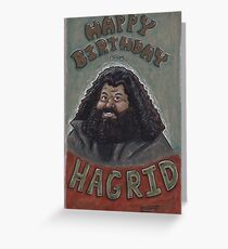 Happy Birthday from Hagrid Greeting Card
