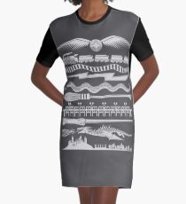 Wizard Whimsy Graphic T-Shirt Dress