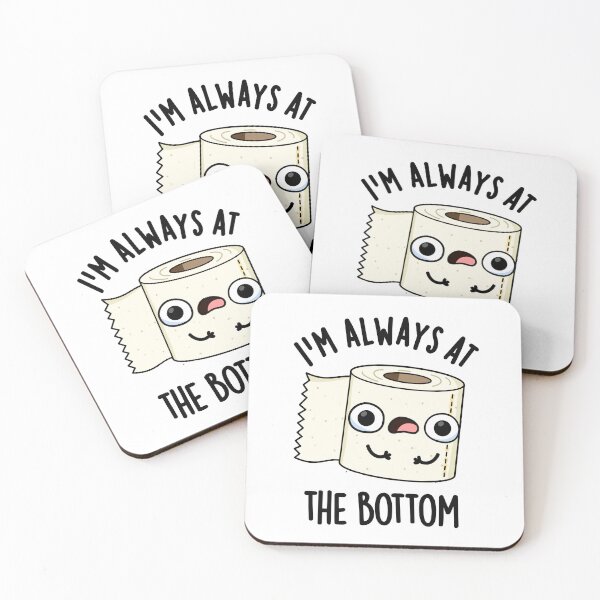 Item preview, I'm Always At The Bottom Funny Toilet Paper Puns  designed and sold by punnybone.