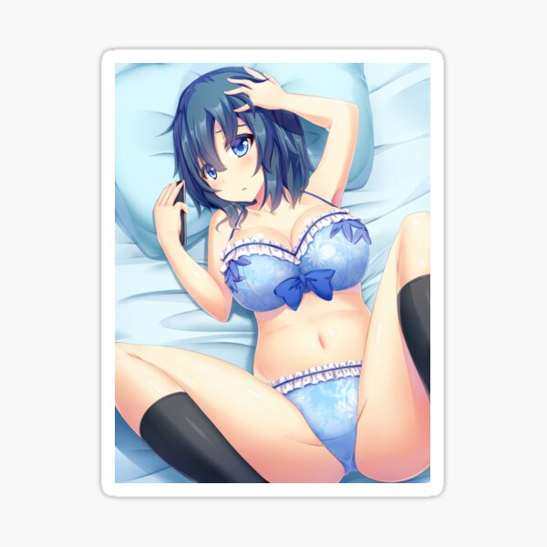 High School DxD Anime Rossweisse Lingerie Sticker Decal bikini sun fun