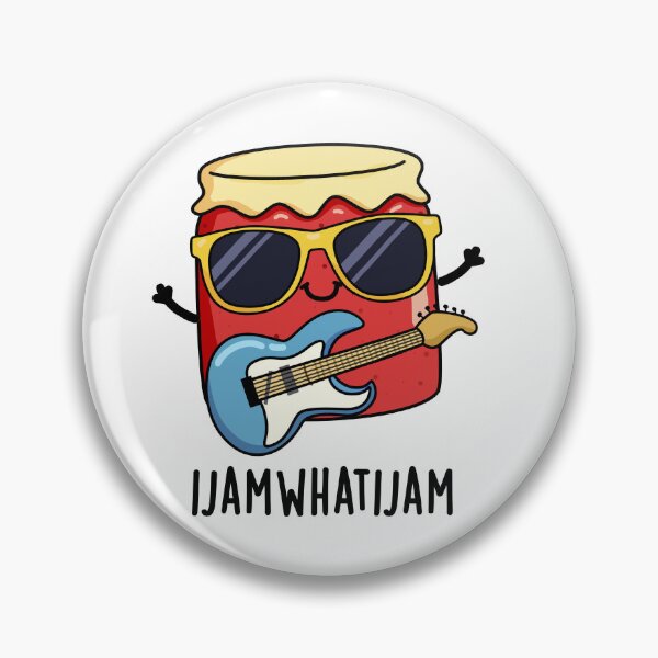 Item preview, I Jam What I Jam Funny Food Puns  designed and sold by punnybone.