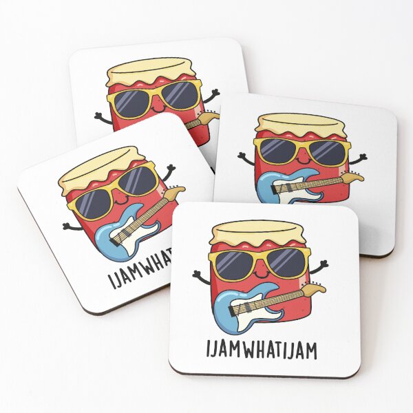 Item preview, I Jam What I Jam Funny Food Puns  designed and sold by punnybone.