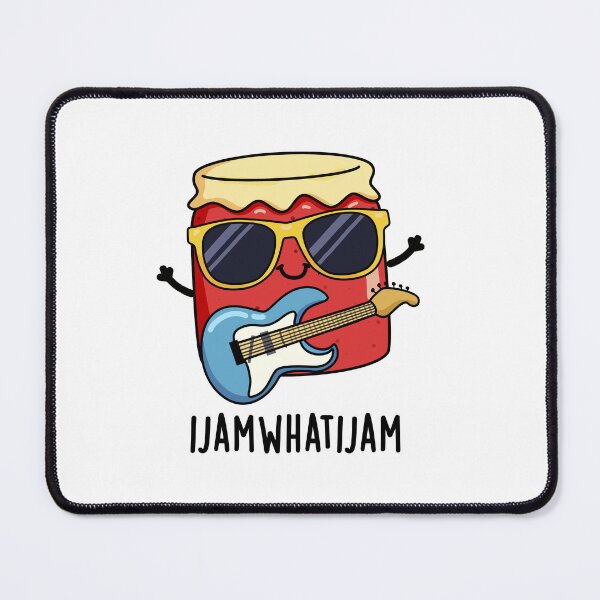Item preview, I Jam What I Jam Funny Food Puns  designed and sold by punnybone.