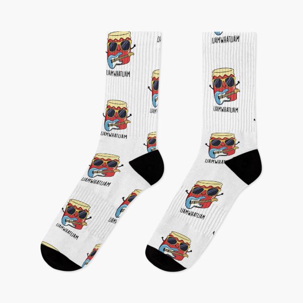 Item preview, I Jam What I Jam Funny Food Puns  designed and sold by punnybone.