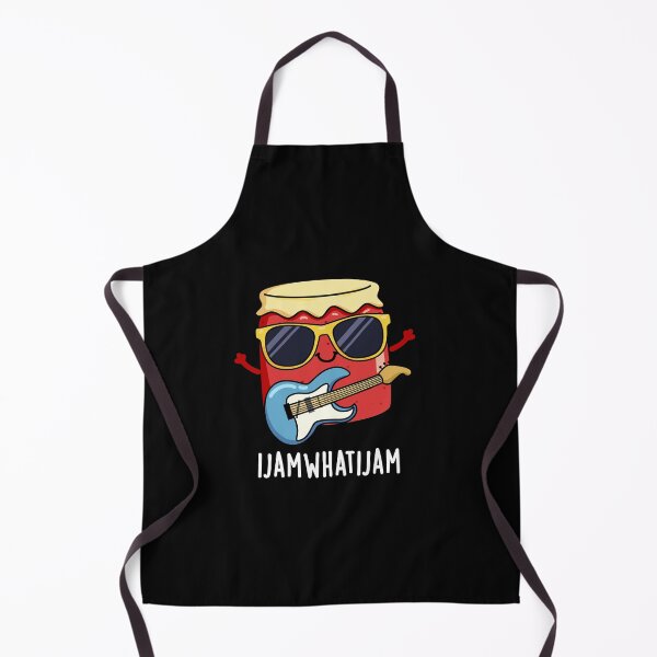 Item preview, I Jam What I Jam Funny Food Puns (Dark BG) designed and sold by punnybone.