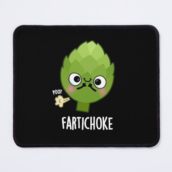 Item preview, Fartichoke Funny Farting Artichoke Puns (Dark BG) designed and sold by punnybone.