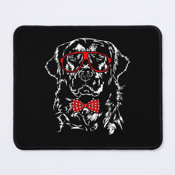 Item preview, Funny golden retriever with glasses and bow tie dog designed and sold by dogarts.