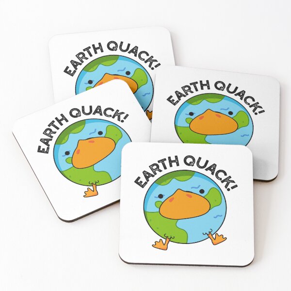 Item preview, Earthquack Funny Earthquake Puns  designed and sold by punnybone.