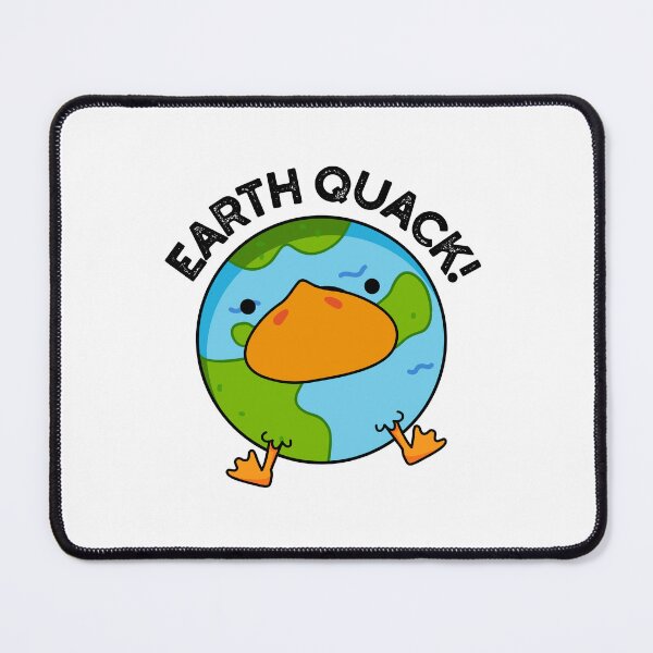 Item preview, Earthquack Funny Earthquake Puns designed and sold by punnybone.