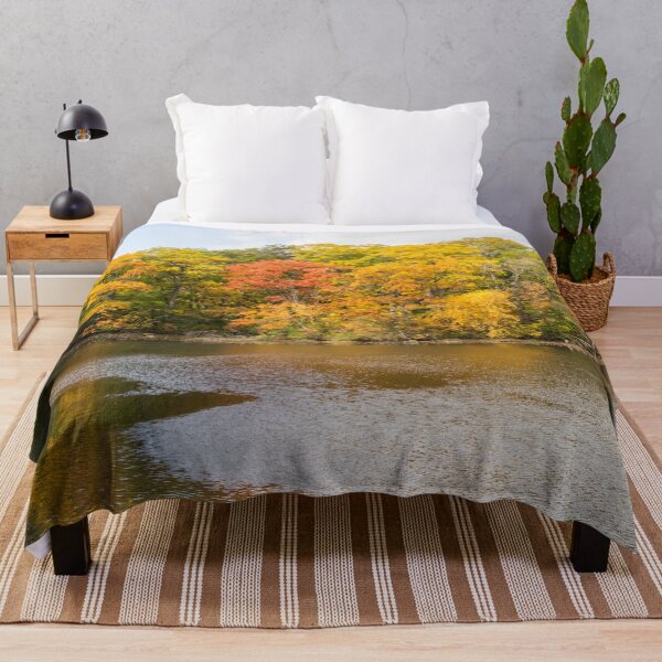 Item preview, Silver Breeze - Autumnal Lakeside at Grenadier Pond in High Park Toronto designed and sold by Georgia Mizuleva.