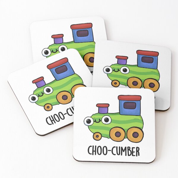 Item preview, Choo-cumber Funny Cucumber Puns   designed and sold by punnybone.