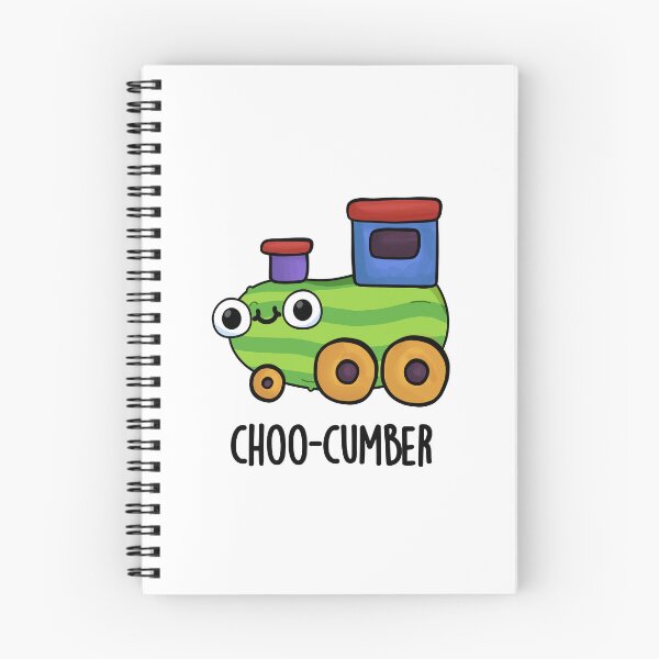 Item preview, Choo-cumber Funny Cucumber Puns   designed and sold by punnybone.