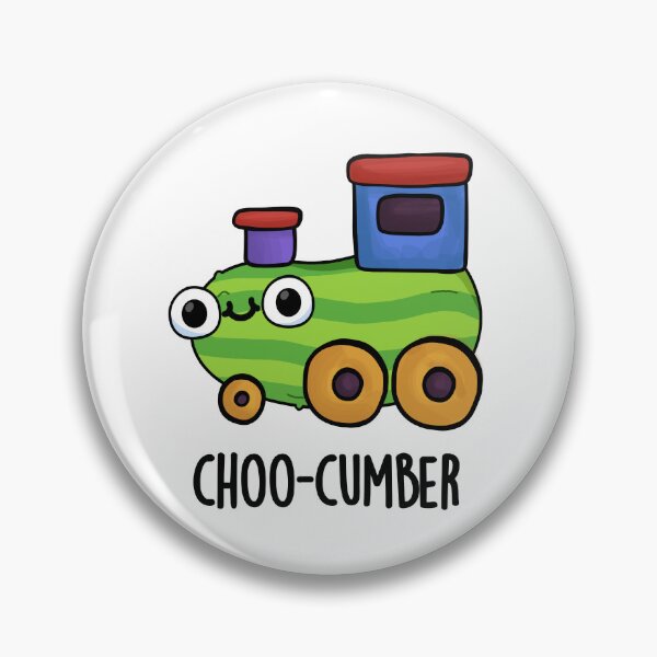 Item preview, Choo-cumber Funny Cucumber Puns   designed and sold by punnybone.