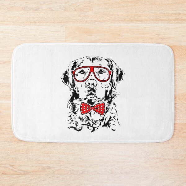 Item preview, Funny golden retriever with glasses and bow tie dog designed and sold by dogarts.
