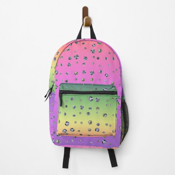 Item preview, Printed image of Diamond pattern on rainbow gradient designed and sold by JaReVa.