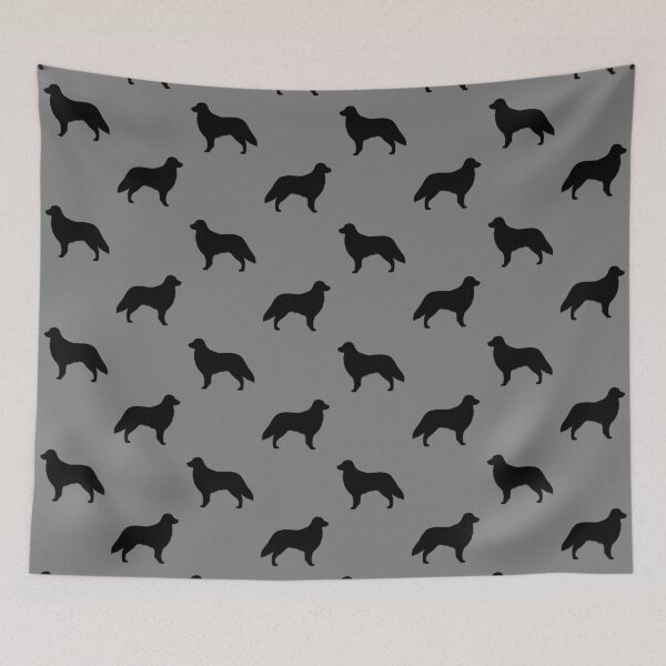 Item preview, Flat Coated Retriever Silhouette(s) designed and sold by Jenn Inashvili.