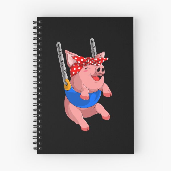 Item preview, Pig with Bandana is swinging designed and sold by Ibu83.