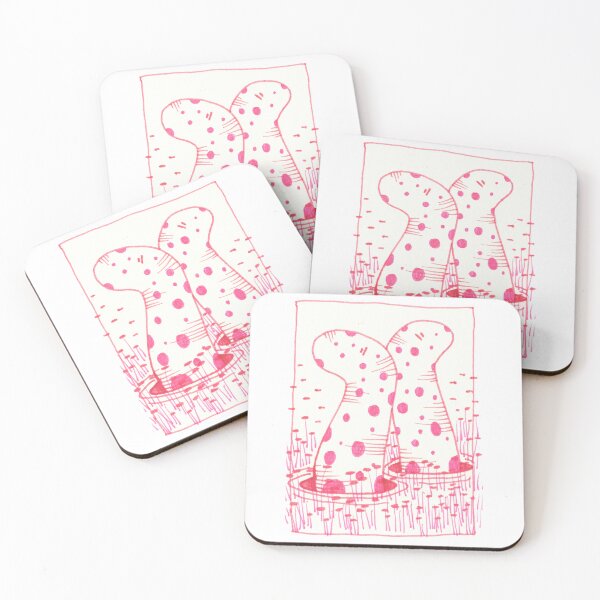 Item preview, Pink worms duo designed and sold by Mjika.