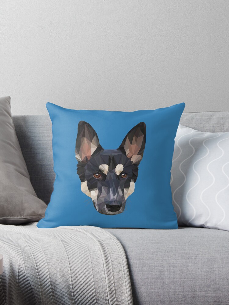 Thumbnail 1 of 4, Pillow, Digital Dog designed and sold by dmtab.