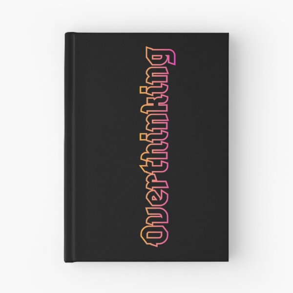 Item preview, Overthinking, ombre effect mental health message designed and sold by Designbyfia.