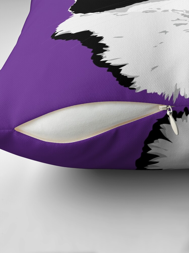Thumbnail 2 of 4, Pillow, Regal Tuxedo Kitty designed and sold by dmtab.