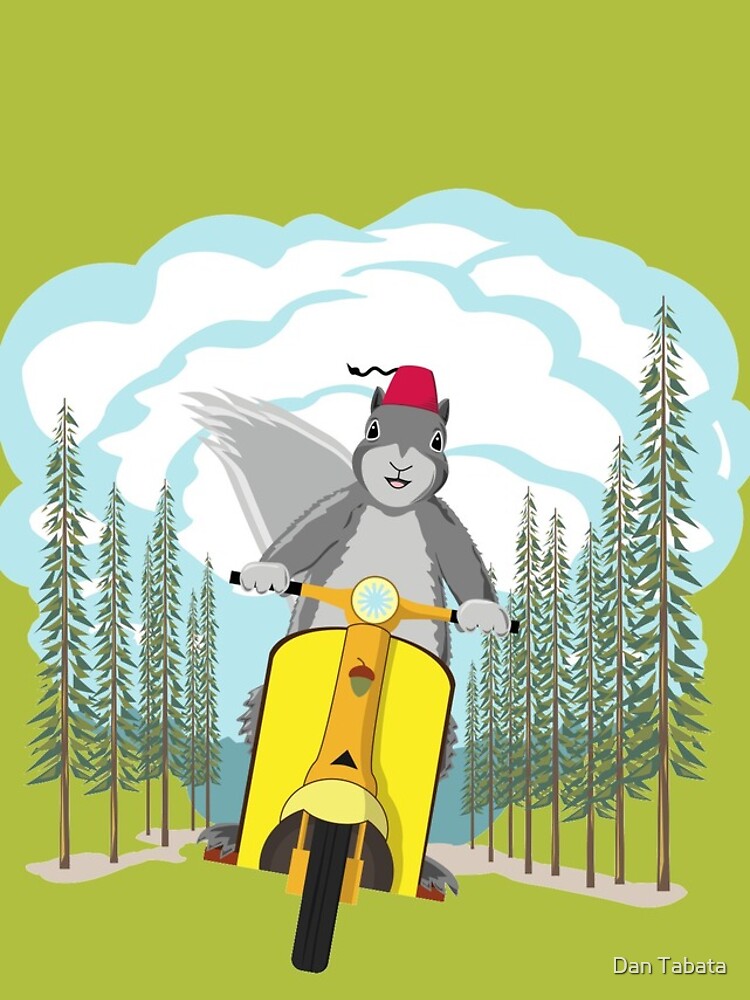 Squirrel on a Scooter by dmtab