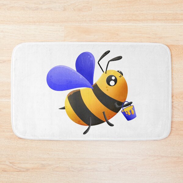 Item preview, cute cartoon little bee carrying a bucket of honey. designed and sold by tanakax3.