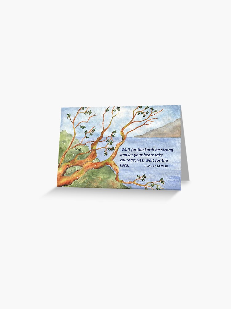 Be Strong and Courageous Psalm 27:14 | Greeting Cards Be Strong and Courageous Psalm 27:14 | Greeting Cards
